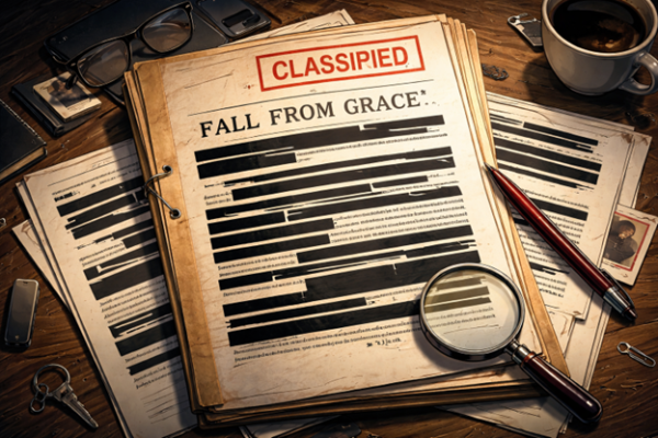 Redacted Update Fall From Grace — Status Update (Heavily Redacted) – Stories Rule Press